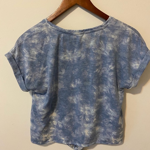 Blue tie-dyed T-shirt - Picture 2 of 2